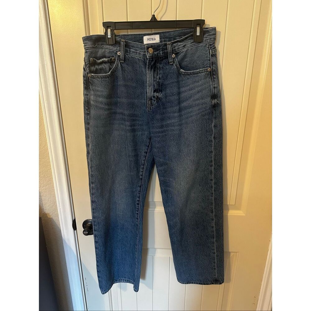 Pistola Blue Straight Leg Jeans